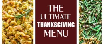 Thanksgiving menu - The Ultimate Thanksgiving Menu