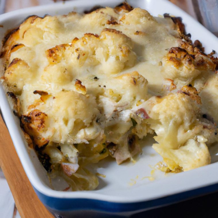 Deliciously Low-Carb: Cheesy Cauliflower Casserole Recipe for Keto Enthusiasts