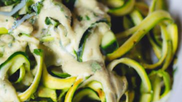 Deliciously Low-Carb: Keto Zucchini Noodles with Creamy Avocado Pesto