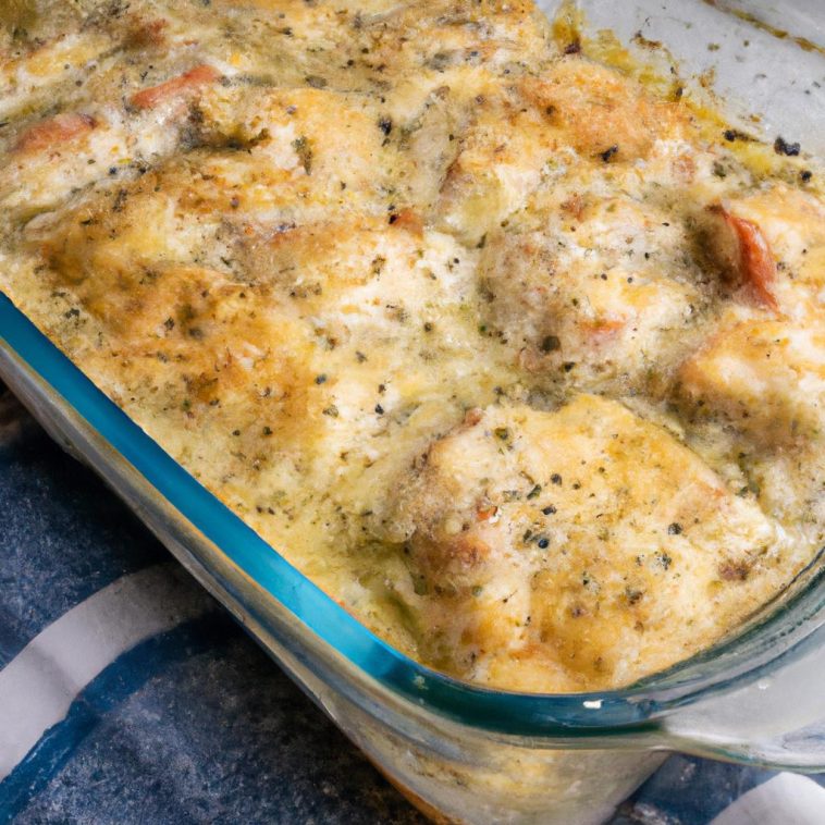 Deliciously Keto: Creamy Garlic Parmesan Chicken Bake Recipe