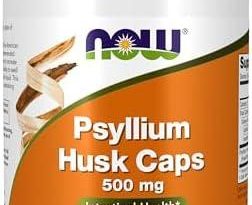 Boosting Our Fiber Intake: A Review of NOW Psyllium Husk Caps