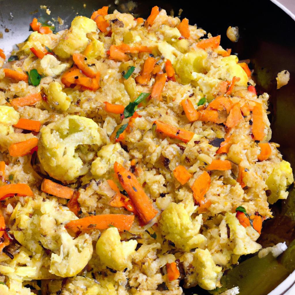 Keto Delight: Spiced Cauliflower Rice Stir-Fry for a Low-Carb 2025!