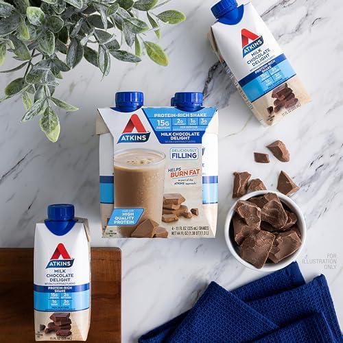 Fueling Our Days: A Review of Atkins Milk Chocolate Shakes