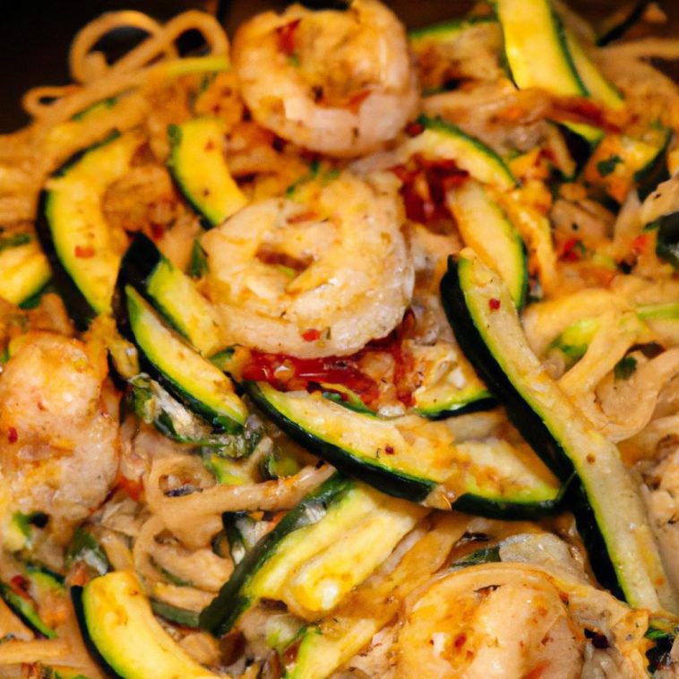 Deliciously Keto: Spicy Garlic Shrimp Zucchini Noodles for 2025!